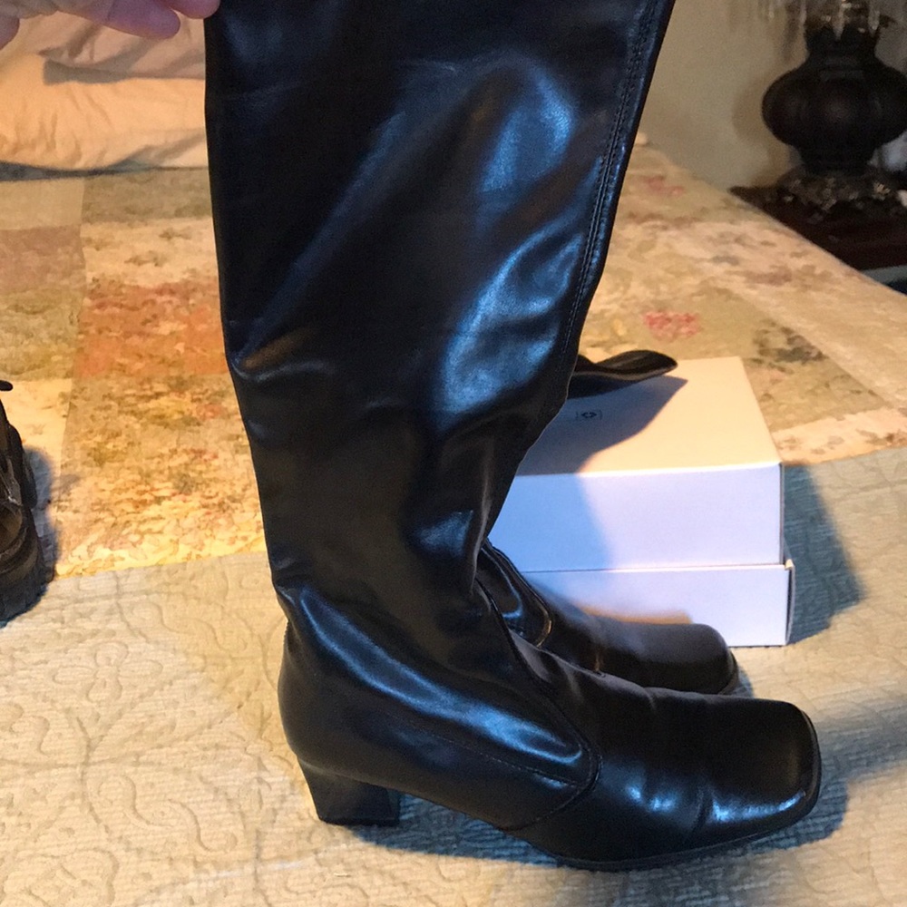 Black Calf boots..